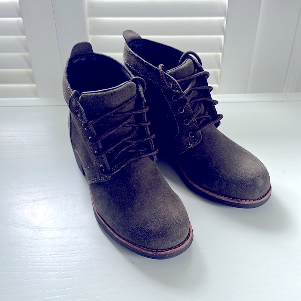 Worx -Red Wing Steel Toe Work Suede Green Boot 5.5